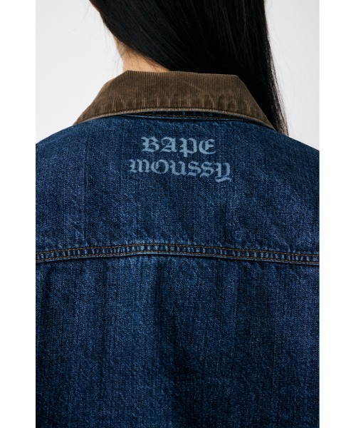 MOUSSY（マウジー） デニムジャケット gジャン BP/MS OVER DENIM