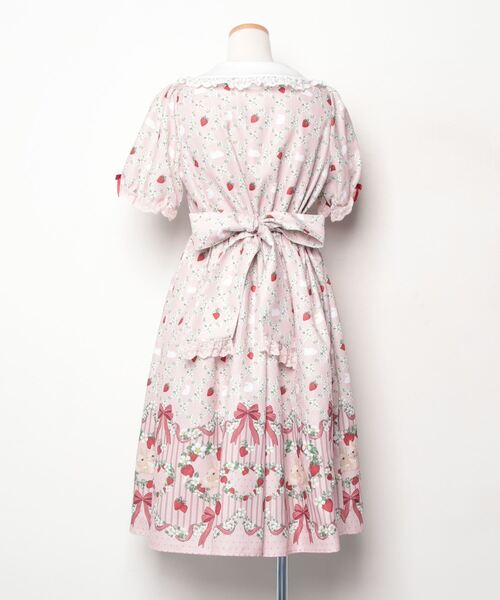 「axes femme kawaii」 半袖ワンピース M ピンク レディース_画像2