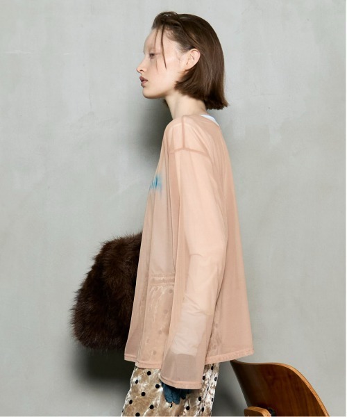 MAISON SPECIAL（メゾンスペシャル） tシャツ Sheer Layered Long