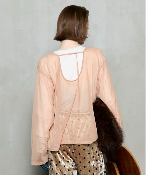 MAISON SPECIAL（メゾンスペシャル） tシャツ Sheer Layered Long