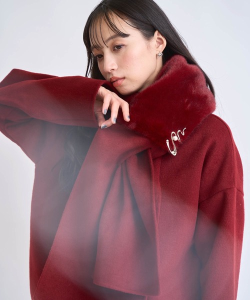 NOELA（ノエラ） コート アウター ファーストール付きリバーミドル