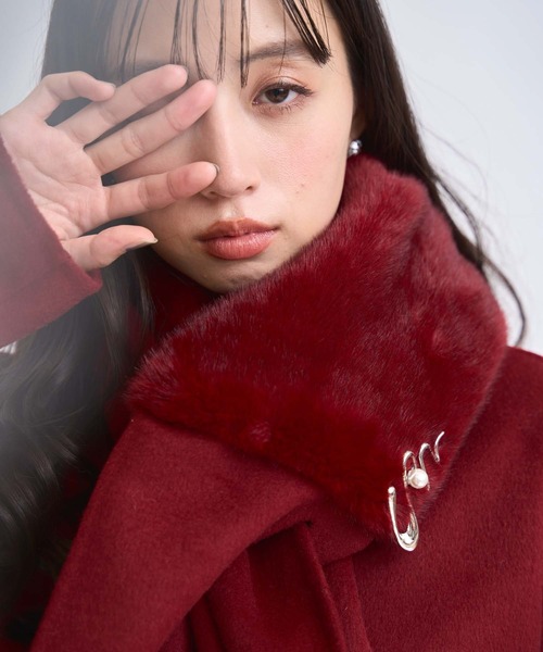 NOELA（ノエラ） コート アウター ファーストール付きリバーミドル