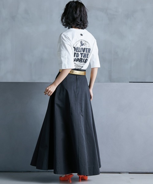 WOMENスカート カタログ掲載品】【ウォッシャブル】パンサージャカードリバーシブル