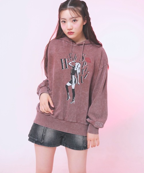 repipi armario（レピピアルマリオ） パーカー 「二コラコラボ」Acid