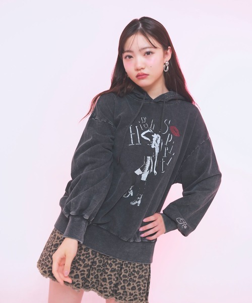 repipi armario（レピピアルマリオ） パーカー 「二コラコラボ」Acid