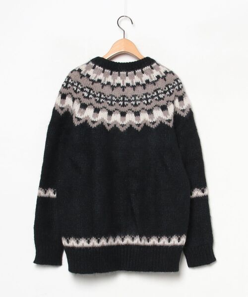 「BATONER」 長袖ニット MEDIUM ブラック メンズ_画像2