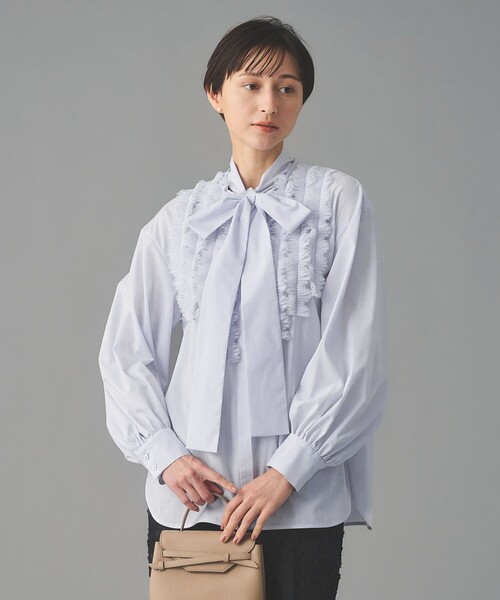 UNITED ARROWS（ユナイテッドアローズ） ブラウス シャツ タックフリル