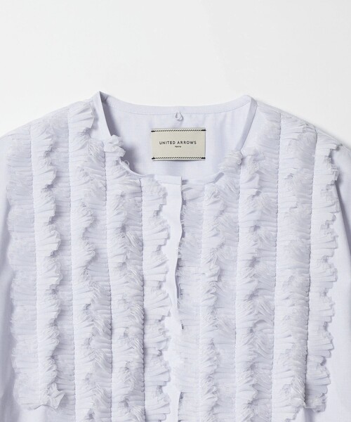 UNITED ARROWS（ユナイテッドアローズ） ブラウス シャツ タックフリル