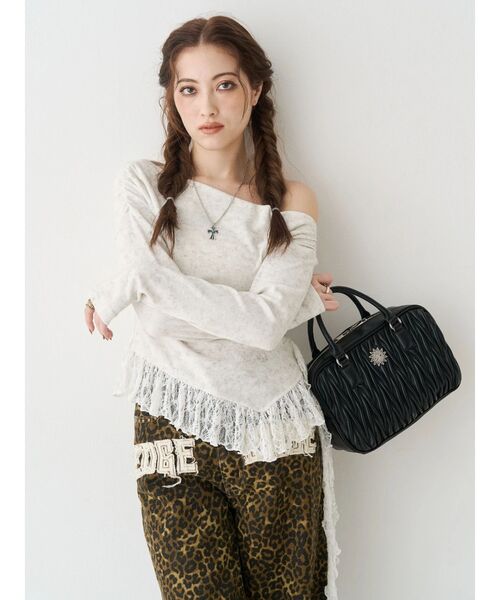ハンドバッグ ワイドスクエアハンドBAG
