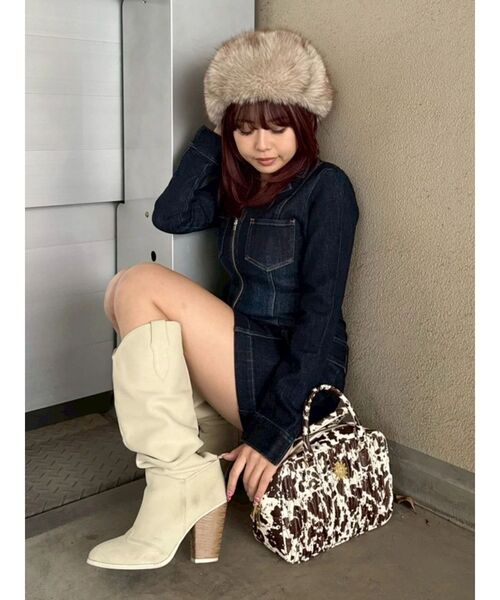 ハンドバッグ ワイドスクエアハンドBAG