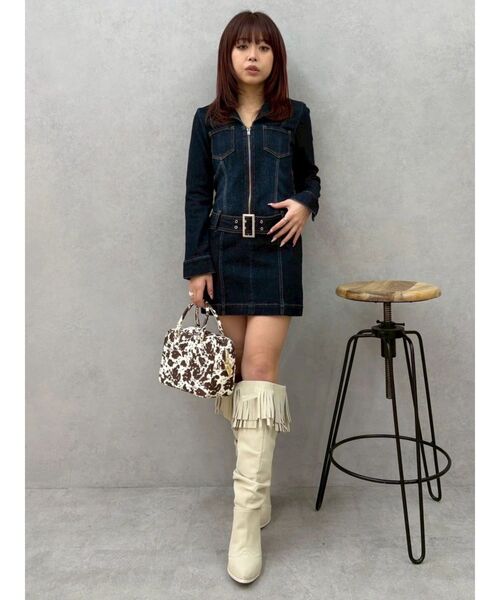 ハンドバッグ ワイドスクエアハンドBAG