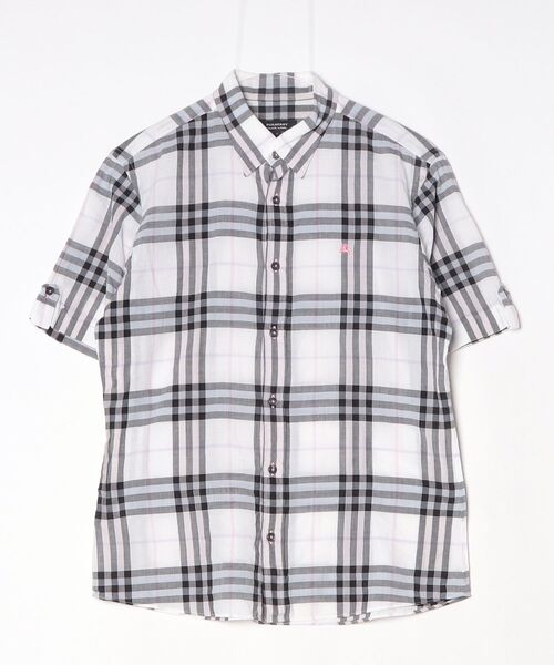 BURBERRY BLACK LABEL（バーバリーブラックレーベル） チェック柄半袖