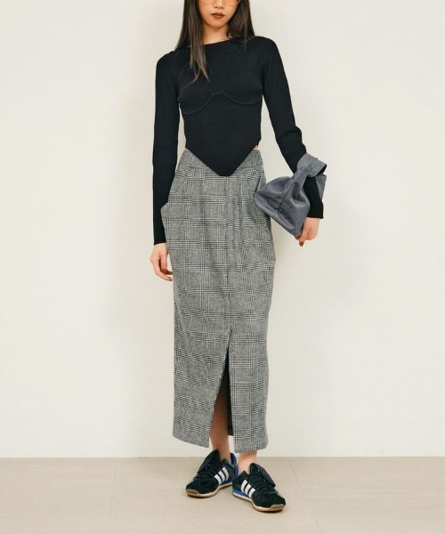 DONOBAN（ドノバン） ニット セーター 「null.」ビスチェリブニット