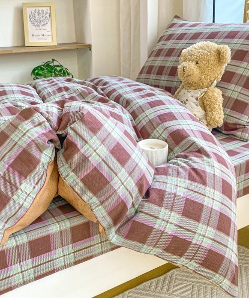 pyornim（ピョルニム） ベッド 寝具 「26年春夏新作」チェック柄