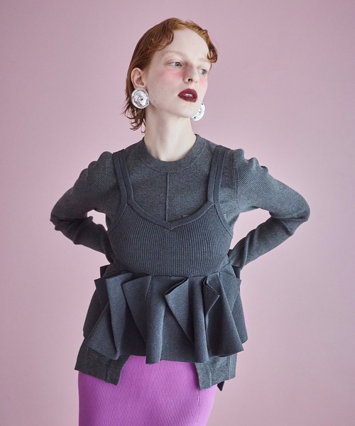 OMMO（オーエムエムオー） ニット セーター CRCLE CUT CREW NECK KT