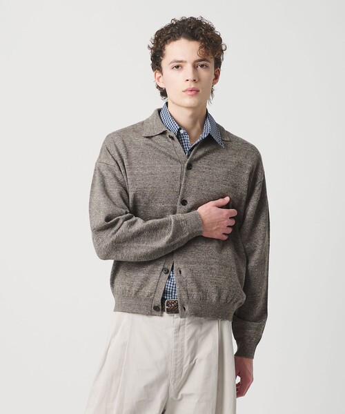 BEAUTY＆YOUTH UNITED ARROWS カーディガン ハイブリッド リネン