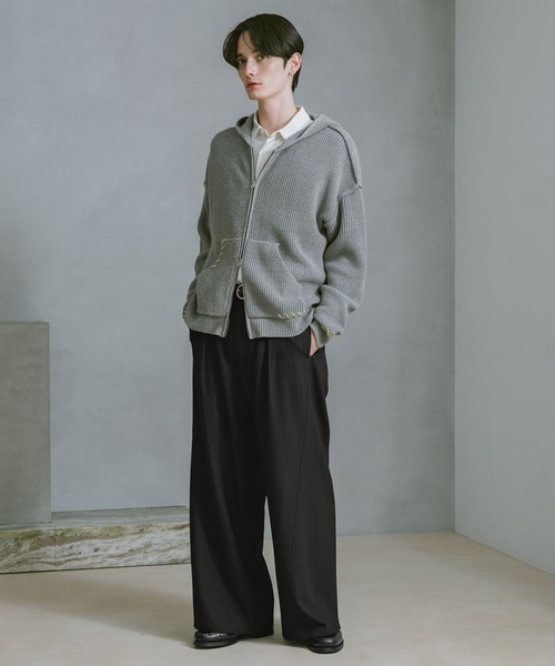 RAGEBLUE（レイジブルー） ワイドパンツ スラックス CURVE SEAM WIDE