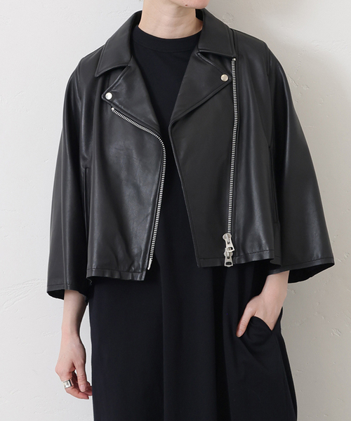 スローブイエナ　ライダースジャケット レディース 黒 スローブイエナ ライダースジャケット レディース 黒 スローブイエナ