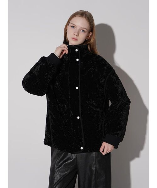コート アウター PIPING VELOUR JACKET レディース : ZOZOTOWN Yahoo 
