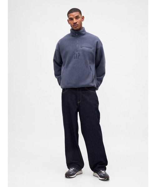 GAP（ギャップ） ジップアップパーカー S グレー メンズ : ZOZOTOWN