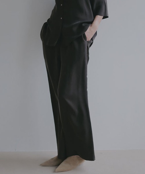 ETRE TOKYO（エトレトウキョウ） ワイドパンツ パンツ リラクシー