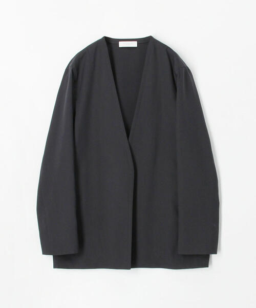 TOMORROWLAND（トゥモローランド） ノーカラージャケット 36 ブラウン