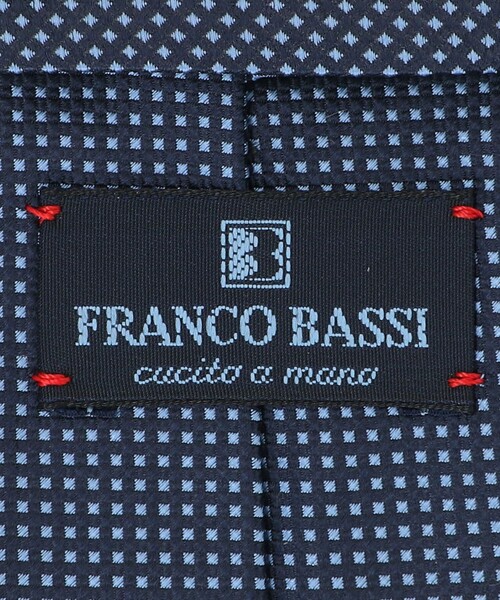 新品 FRANCO BASSI　ネクタイ　ストライプ　タグ付き　ジャガード FRANCO BASSI（フランコバッシ） ネクタイ ピン ジャガード ネクタイ
