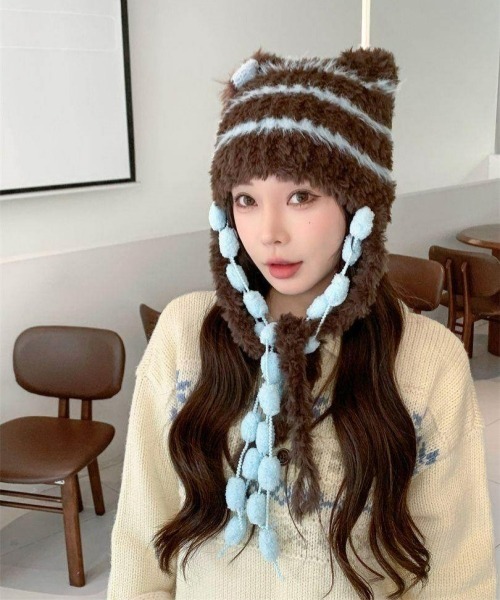 gossip!ロサンゼルス ニット帽 ニットキャップ 4色展開「Y2Kガーリー