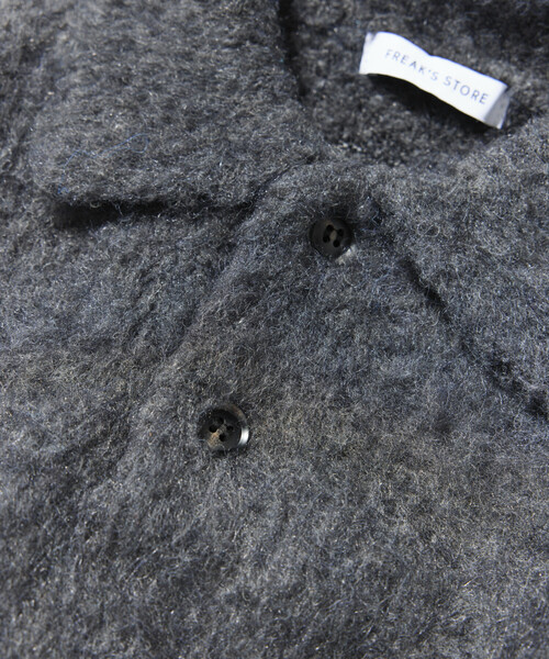 「FREAK'S STORE」 長袖ニット LARGE チャコールグレー メンズ_画像5