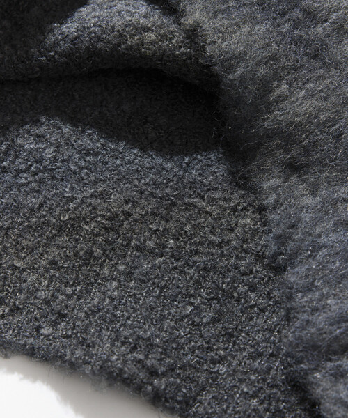 「FREAK'S STORE」 長袖ニット LARGE チャコールグレー メンズ_画像9
