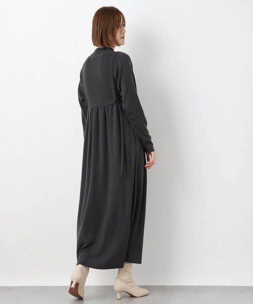 「A part by」 ニットワンピース FREE グレー系その他6 レディース_画像8