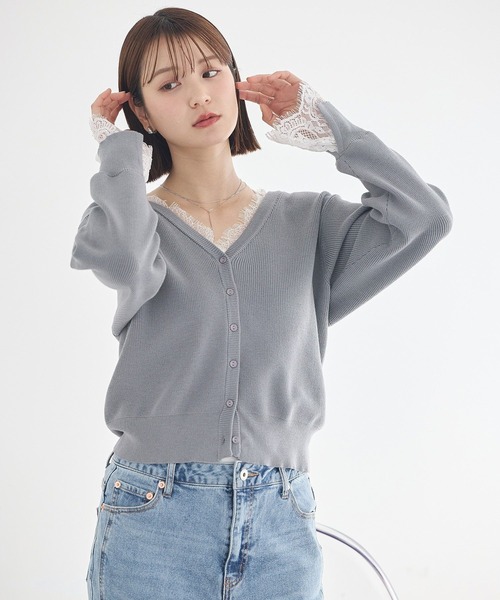 TOMO(*˘︶˘*).。.:*♡ページ　新品未使用 カーディガン earth music&ecology（アース ミュージック＆エコロジー