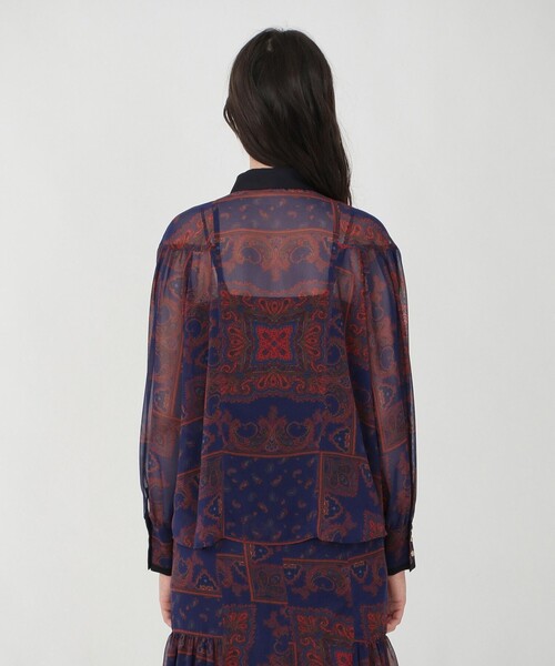 「LOVELESS」 長袖シャツ 34 パープル レディース_画像4