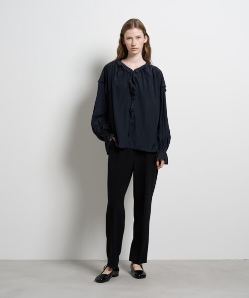 LANVIN en Bleu ブラウス シャツ トリアセローンラッフルブラウス