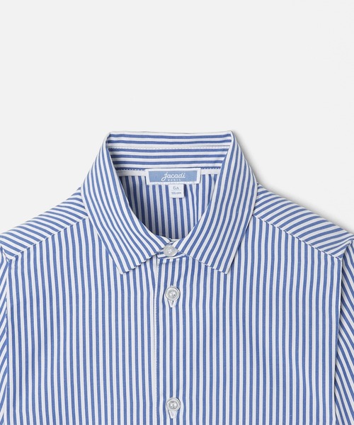 「jacadi」 「KIDS」長袖シャツ 128 ブルー キッズ_画像3