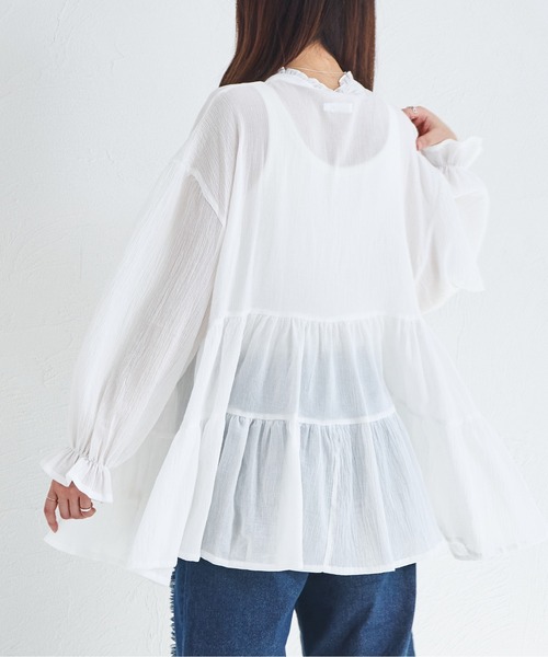 「pairmanon」 長袖ブラウス FREE ブラック レディース_画像5