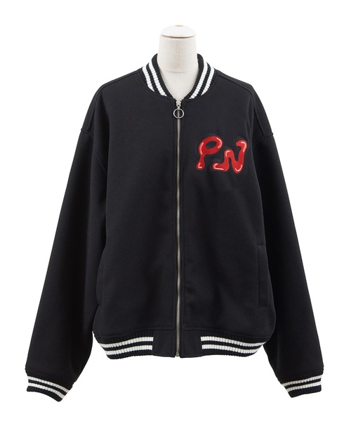 「PUNYUS」 スタジャン 4 ブラック レディース_画像3