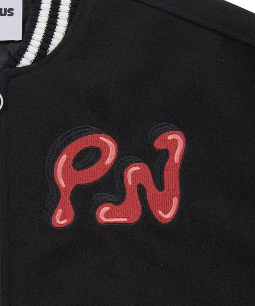 「PUNYUS」 スタジャン 4 ブラック レディース_画像6