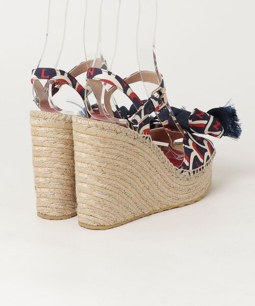 「VALENTINO GARAVANI」 ヒールサンダル 36 ネイビー レディース_画像2