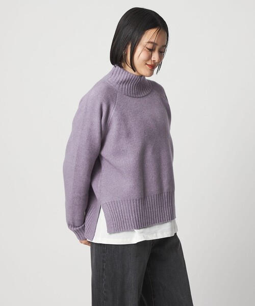 「A DAY IN THE LIFE UNITED ARROWS」 長袖ニット FREE ライラック レディース_画像2