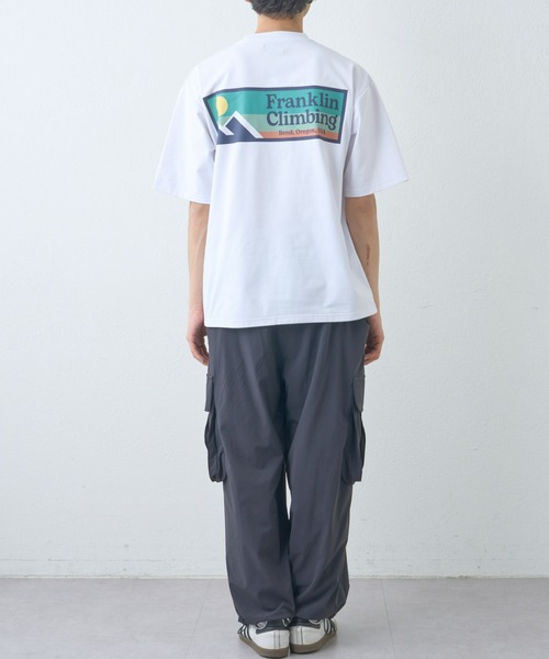 「Franklin Climbing」 半袖Tシャツ MEDIUM ブラック メンズ_画像8