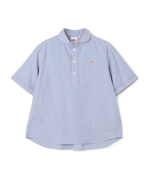 Danton（ダントン） 半袖シャツ 34 ホワイト レディース : ZOZOTOWN 