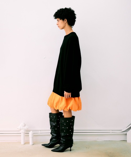 「NOISE MAKER」 長袖ニット S グレー レディース_画像7