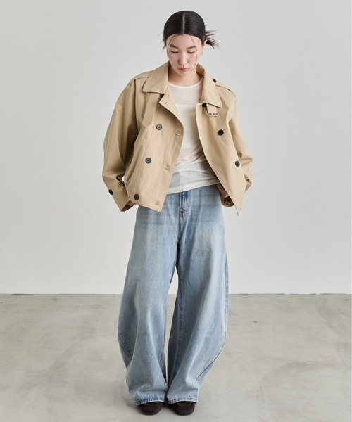 NUJOH トレンチコート コート Short Trench Jacket / ショートトレンチ