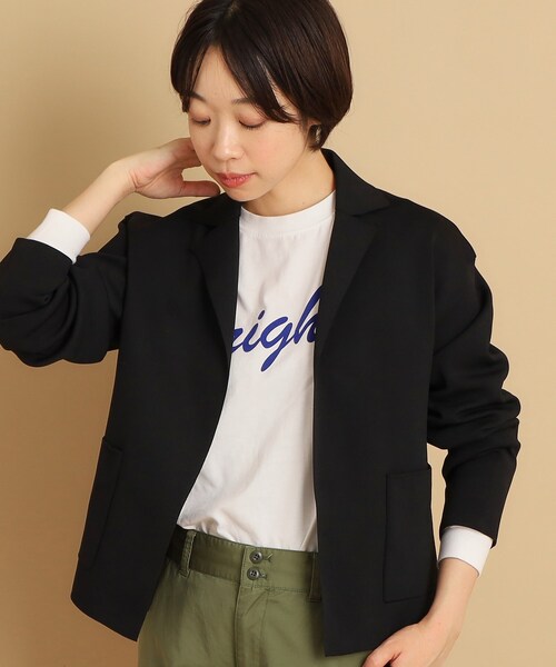 「Dessin」 ニットカーディガン 02 レッド レディース_画像7
