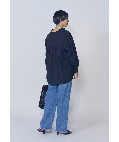 1er Arrondissement ブラウス シャツ モダールナイロンシルク