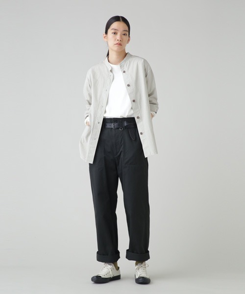 「MHL.」 長袖ブラウス 0 ブラウン レディースの画像