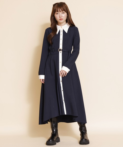 「REDYAZEL」 シャツワンピース SMALL グレー レディースの画像