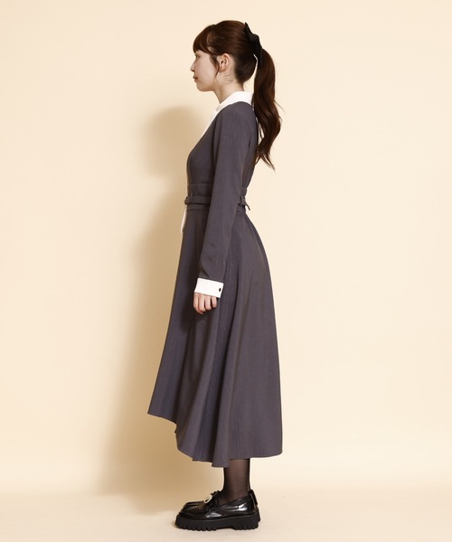 「REDYAZEL」 シャツワンピース SMALL グレー レディースの画像
