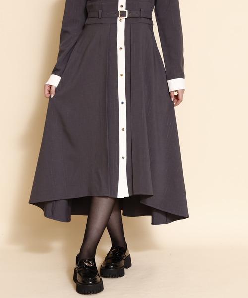 「REDYAZEL」 シャツワンピース SMALL グレー レディースの画像